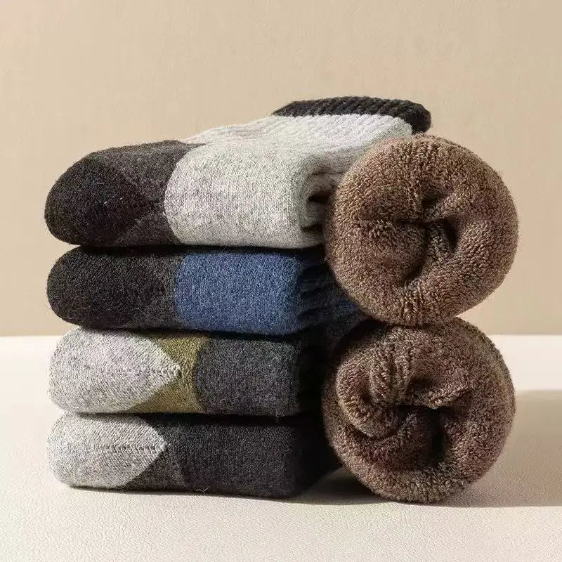 5 Pairs Merino Wool Men's Hiking Socks