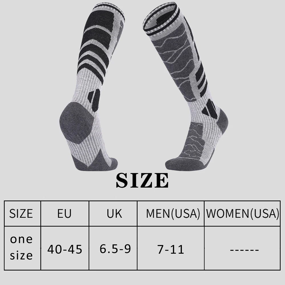Merino Wool Thermal Compression Socks for Men