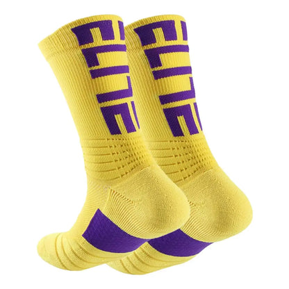 Court Crew Athletic Socks — Cushioned 4-Pack for Basketball, Running & Hiking