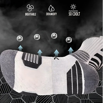 3 Pairs Thick Compression Professional Athletic Socks