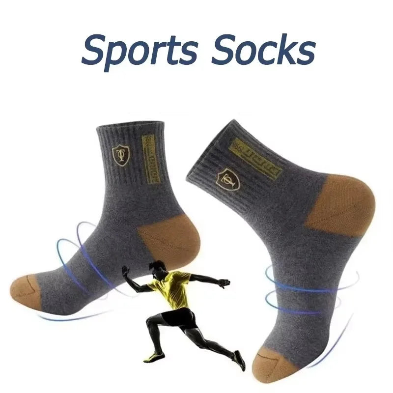 10 pairs Breathable Bamboo Cotton Sports Socks