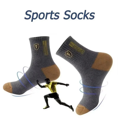 10 pairs Breathable Bamboo Cotton Sports Socks
