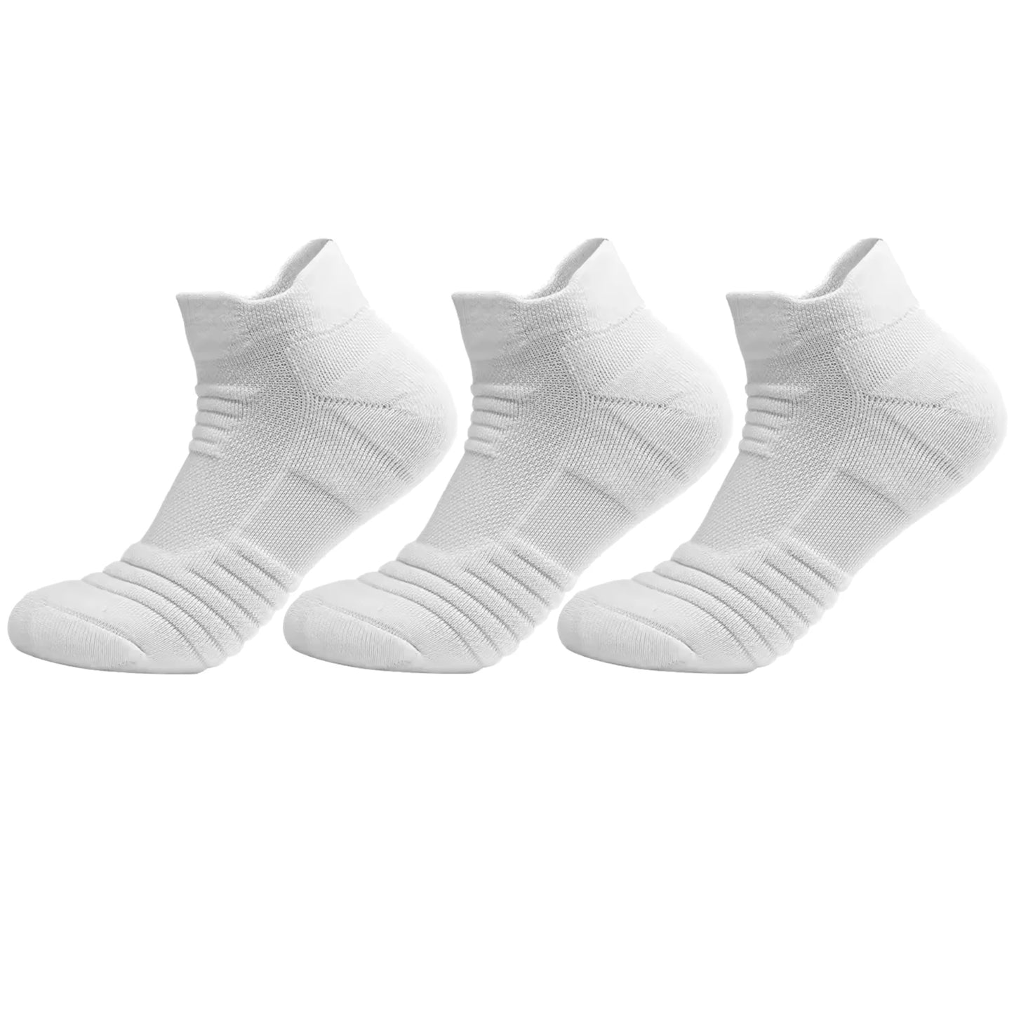 3/6 Pairs Running/Hiking Mesh Athletic Terry Socks