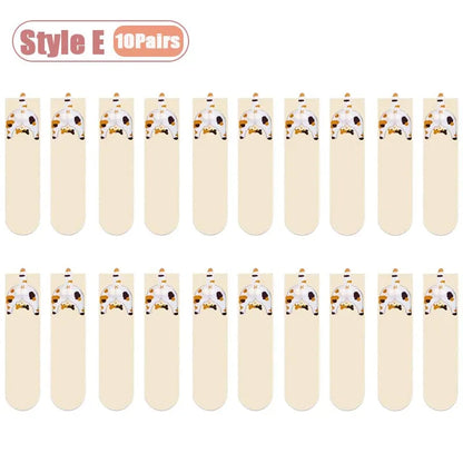 Cartoon Cat Couple Socks