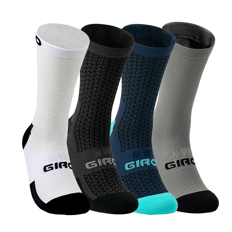 Gsidi New Compression Cycling Socks Unisex Size Six To Fourteen