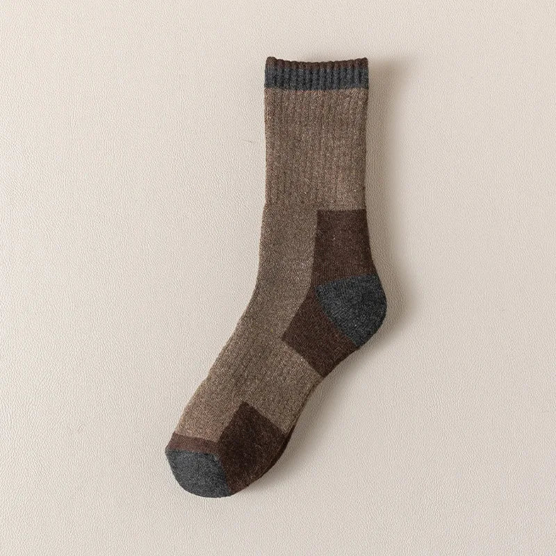 5 Pairs Merino Wool Men's Hiking Socks