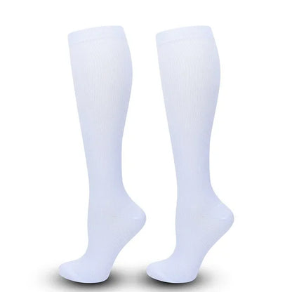 Unisex Compression Socks 15-20 mmHg Knee High Stocking