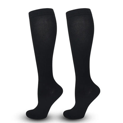 Unisex Compression Socks 15-20 mmHg Knee High Stocking