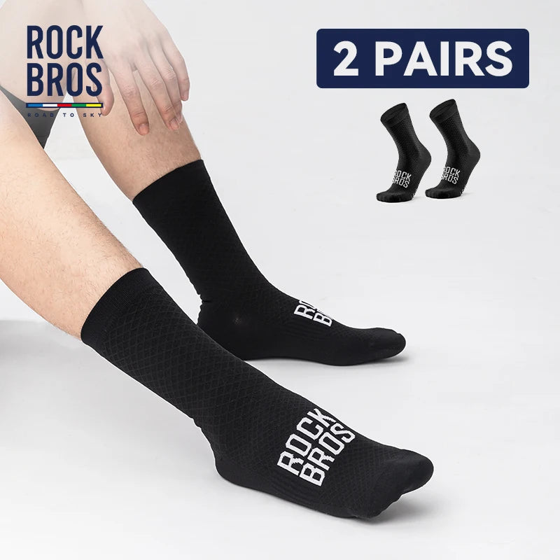 Rockbros Unisex Cycling Socks Nylon Elastane Knee High Comfort