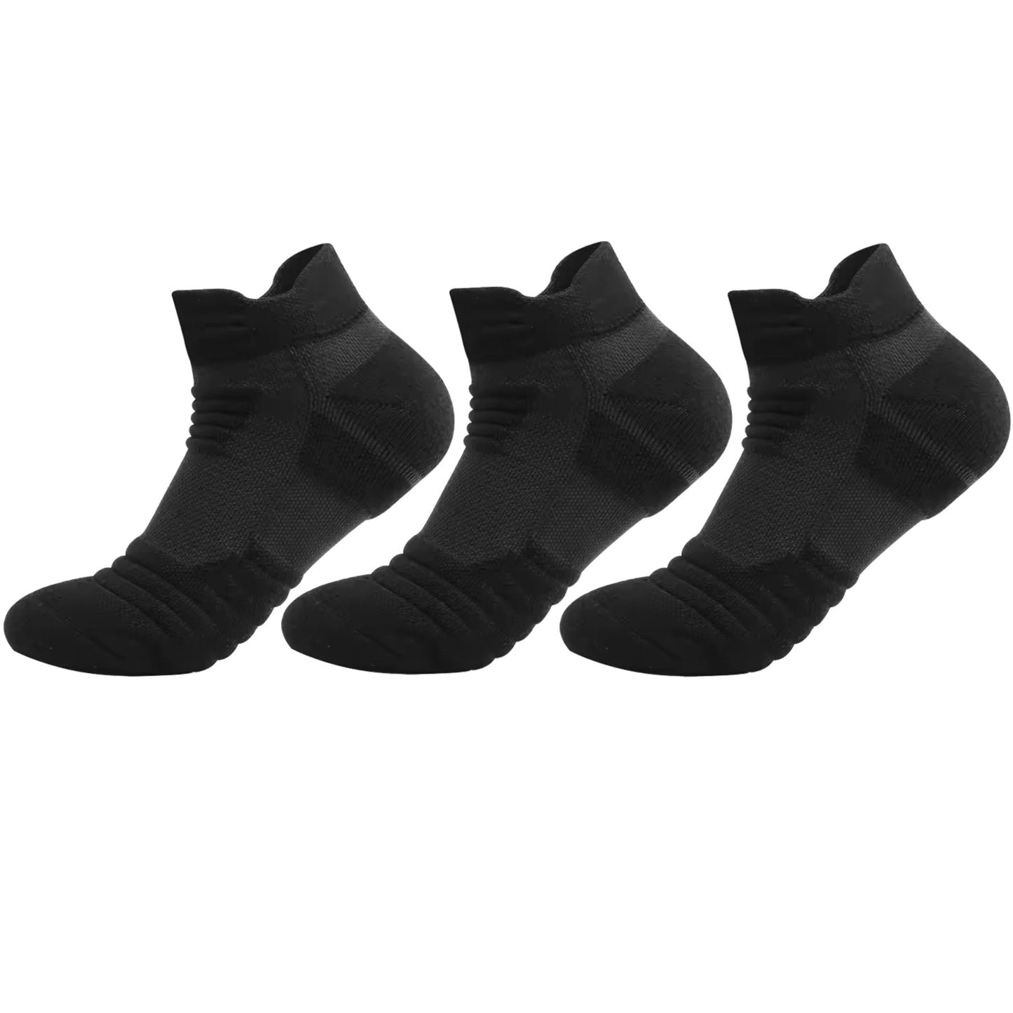 3/6 Pairs Running/Hiking Mesh Athletic Terry Socks