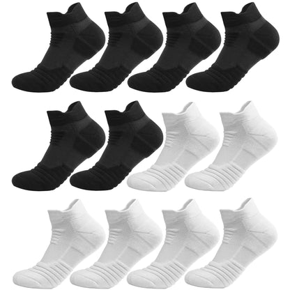 3/6 Pairs Running/Hiking Mesh Athletic Terry Socks
