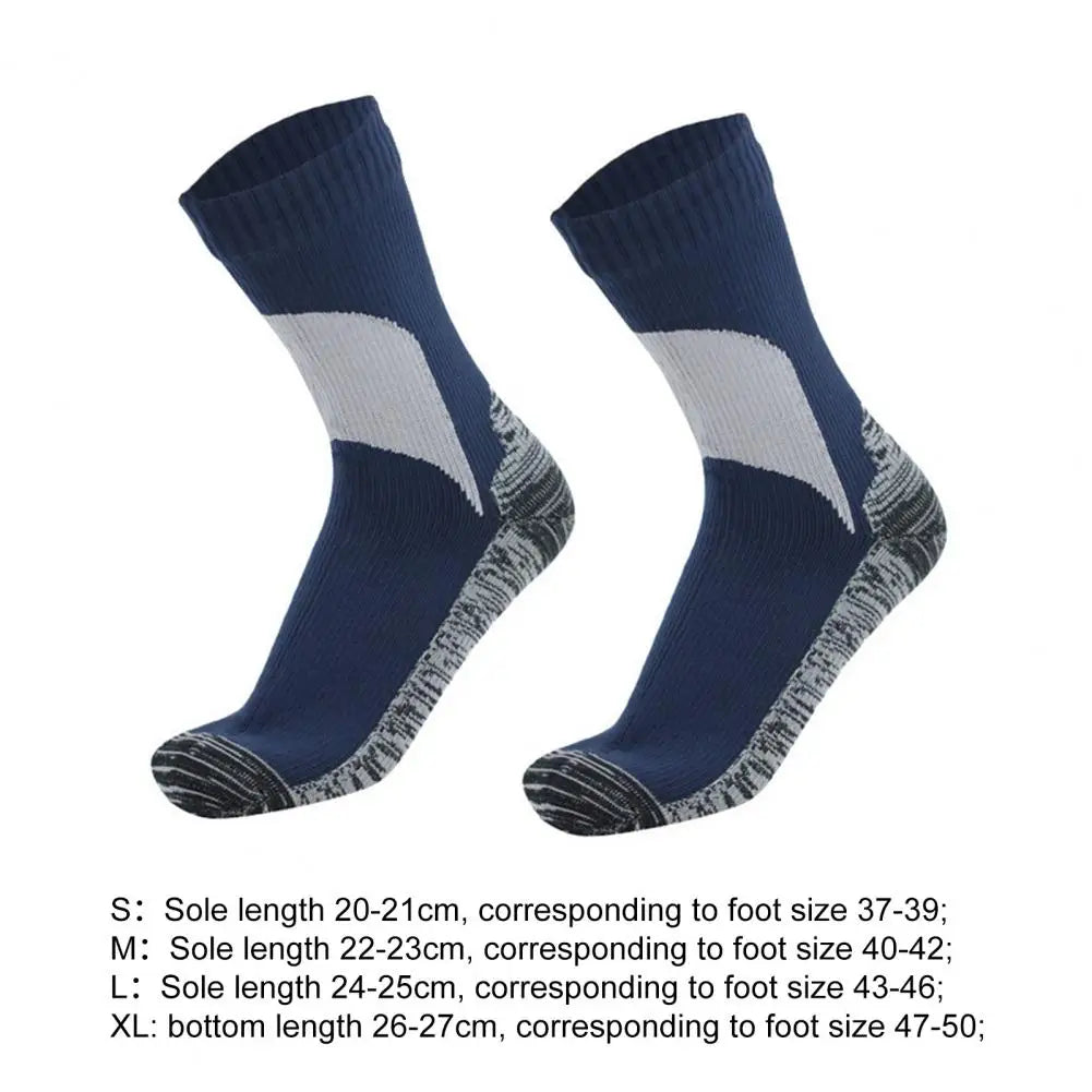Trail Shield Waterproof Hiking Socks — Breathable Mid-Calf Winter Socks