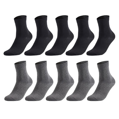 10 Pairs Men's Cotton Plus Size 38-47