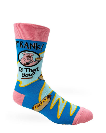 Fabdaz - Frank Is That You? Men's Novelty Crew Socks
