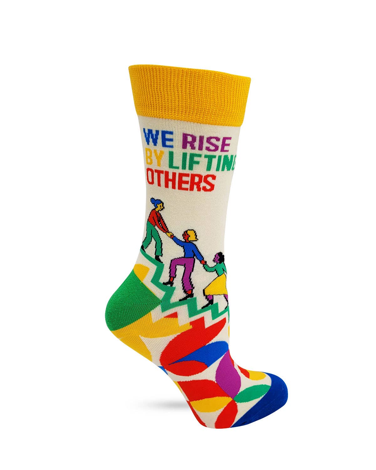 Fabdaz - We Rise By Lifting Others Women's Crew Socks
