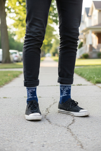 Fabdaz - I Only Trust People Who Like Big Butts, They Cannot Lie - Hey Now Unisex Crew Socks