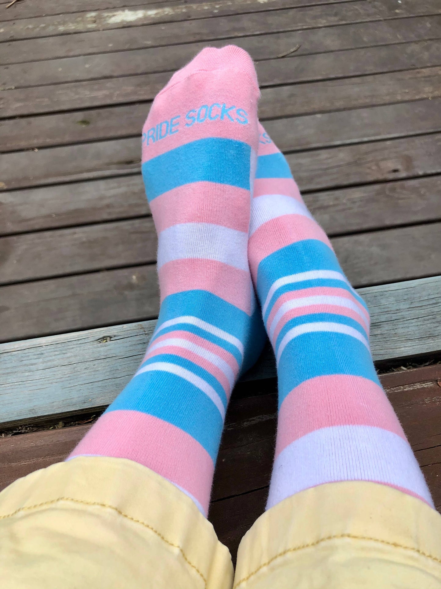 Pride Socks - Unisex Transgender Business Crew Socks