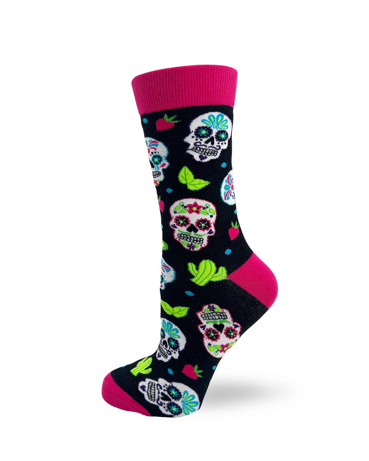 Fabdaz - Sugar Skull Women's Crew Socks