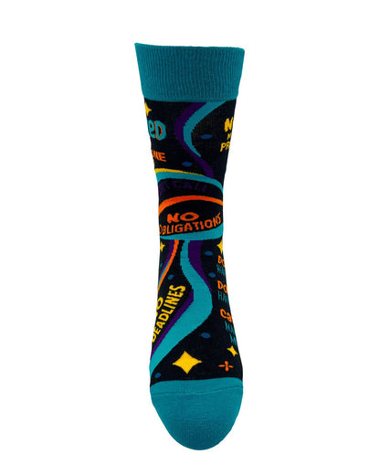 Fabdaz - Retired Ask Someone Else Men's Novelty Crew Socks