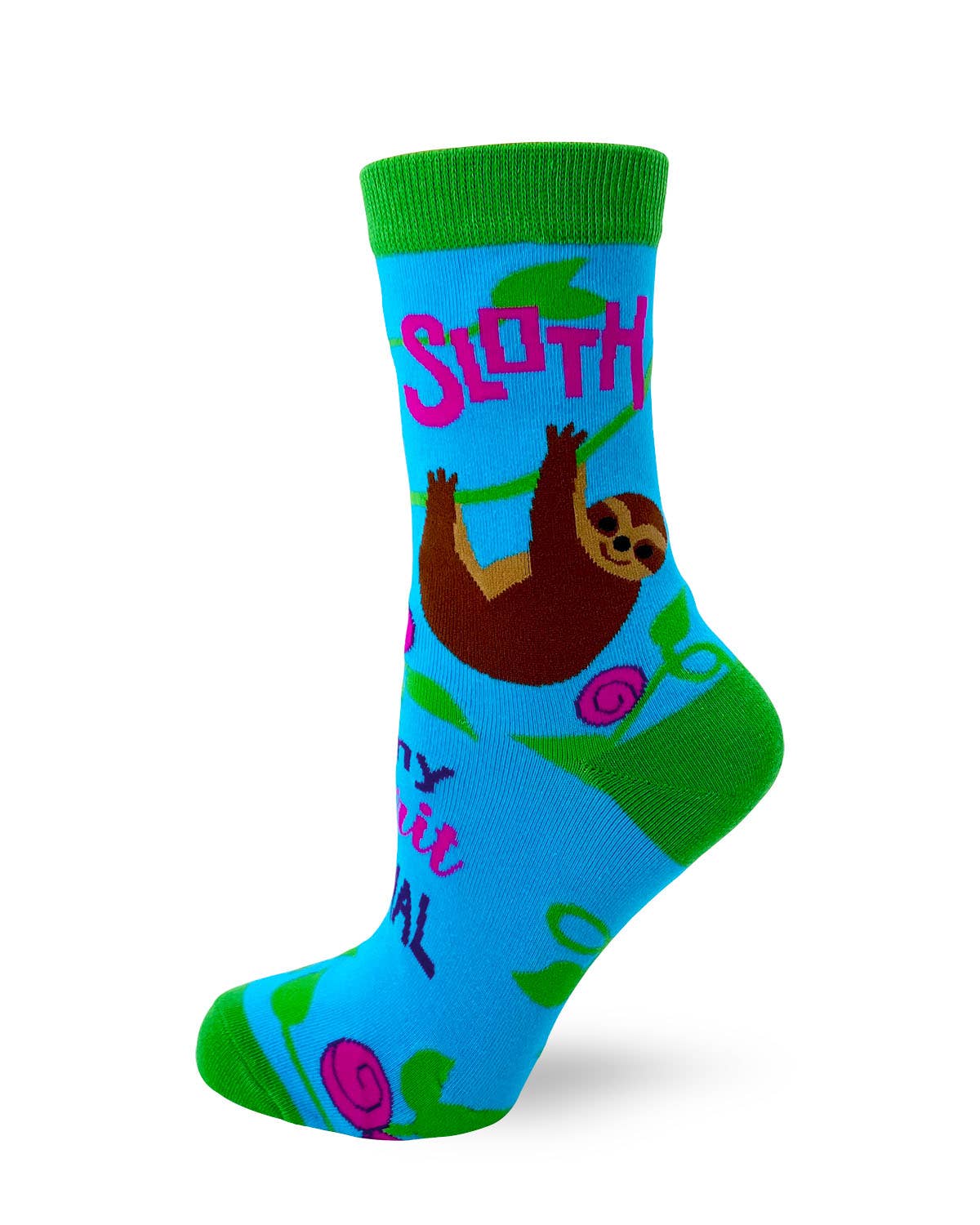 Fabdaz - Sloth is My Spirit Animal Women's Novelty Crew Socks