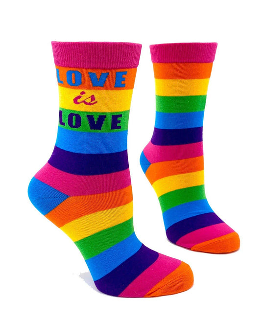 Fabdaz - LOVE is LOVE Women's Crew Socks