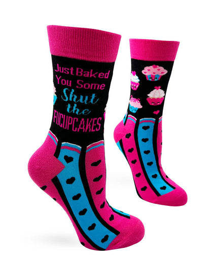 Fabdaz - Just Baked You Some Shut the Fucupcakes Sassy Ladies' Novelty