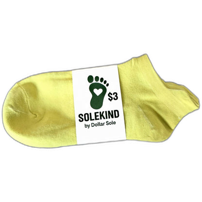 Lime Light – Lime Essential Ankle Socks | $3 Buy One Give One | Dollar Sole